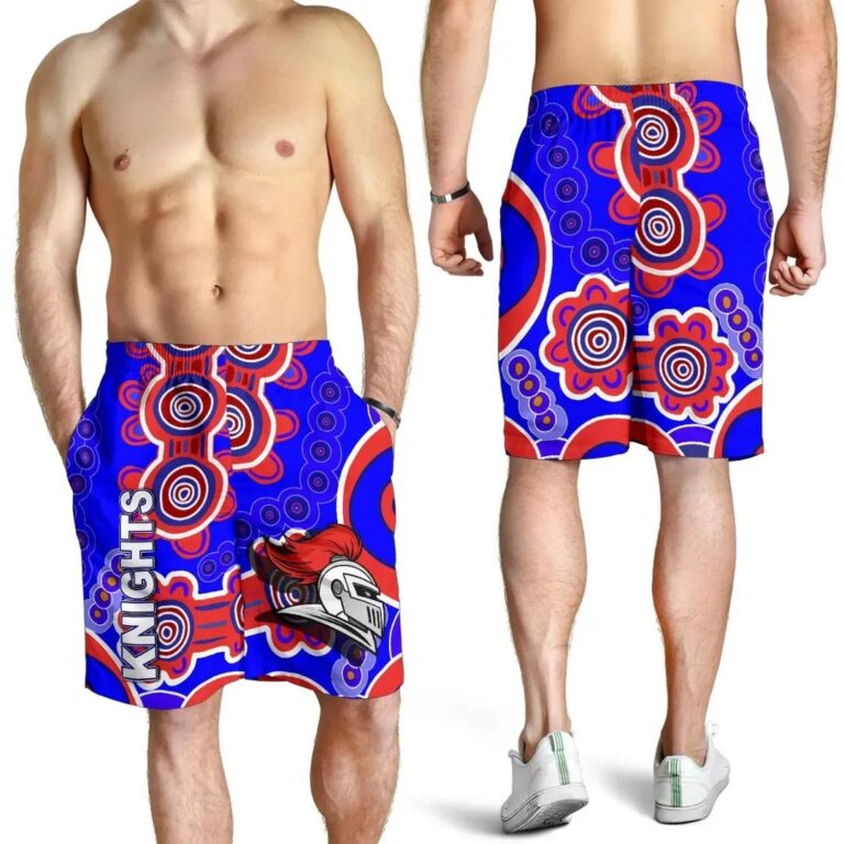 NRL Newcastle Knights Men Shorts Indigenous K8