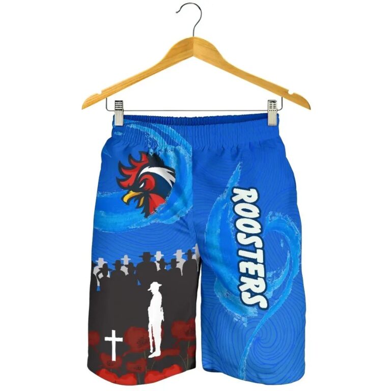 NRL Sydney Roosters Men Shorts Prairie Style K36