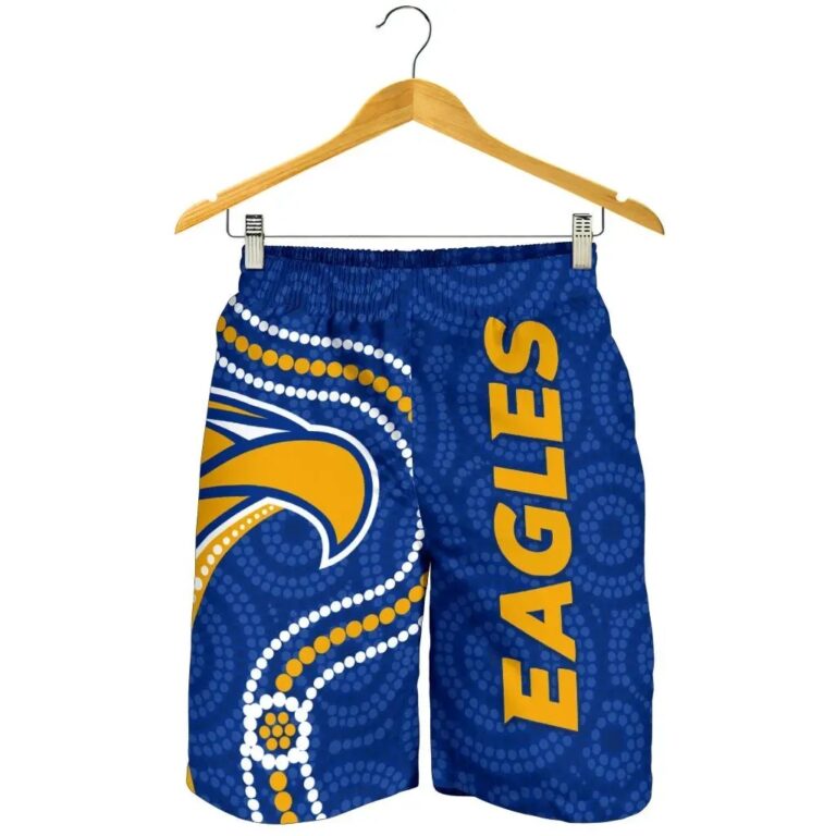 NRL Australia Football Men's Shorts Eagles Indigenous TH6