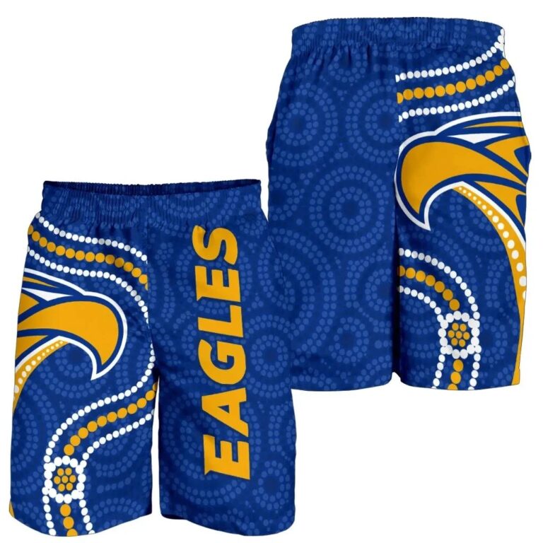 NRL Australia Football Men's Shorts Eagles Indigenous TH6