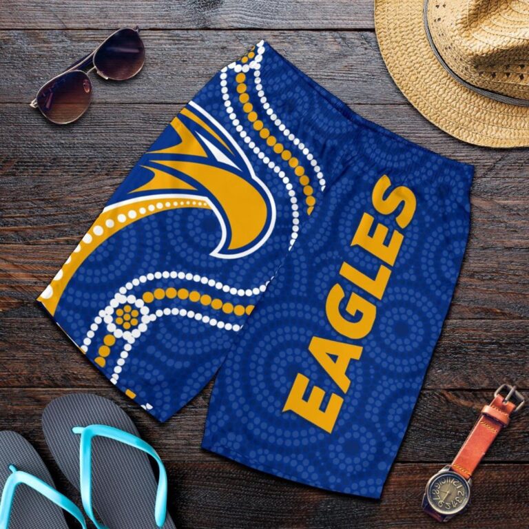 NRL Australia Football Men's Shorts Eagles Indigenous TH6