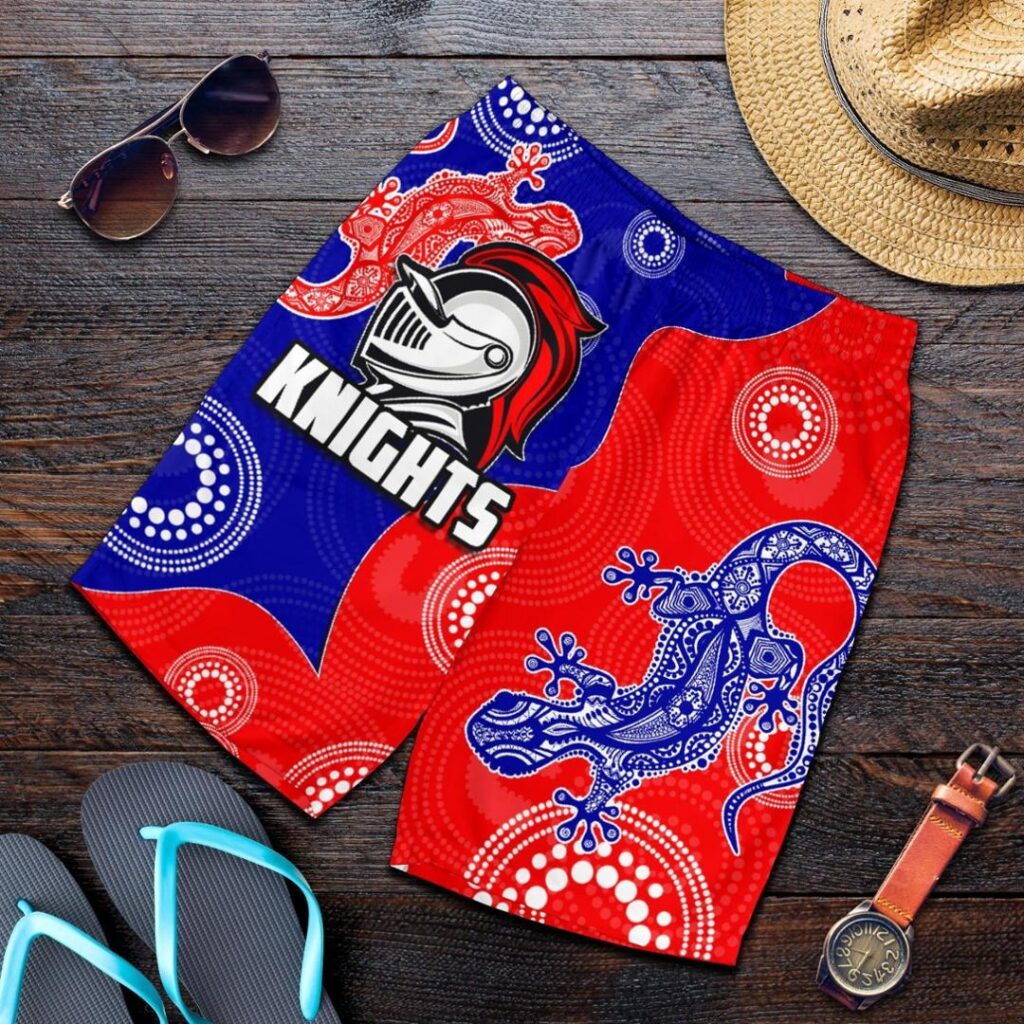 NRL Newcastle Knights All Over Print Men's Shorts Aboriginal TH4