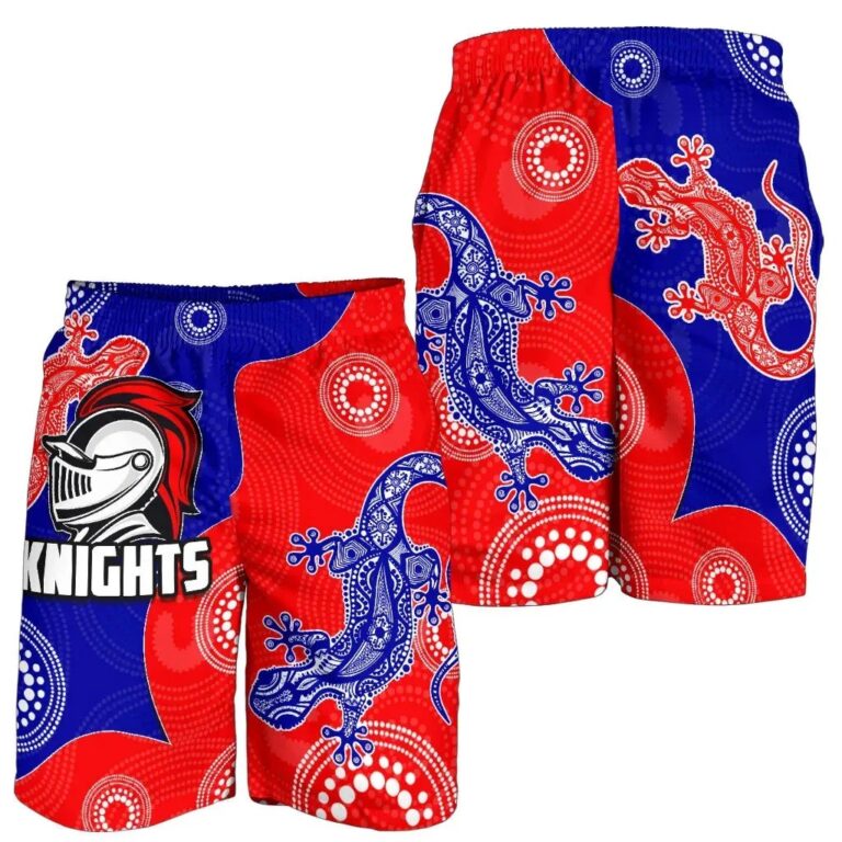 NRL Newcastle Knights All Over Print Men's Shorts Aboriginal TH4