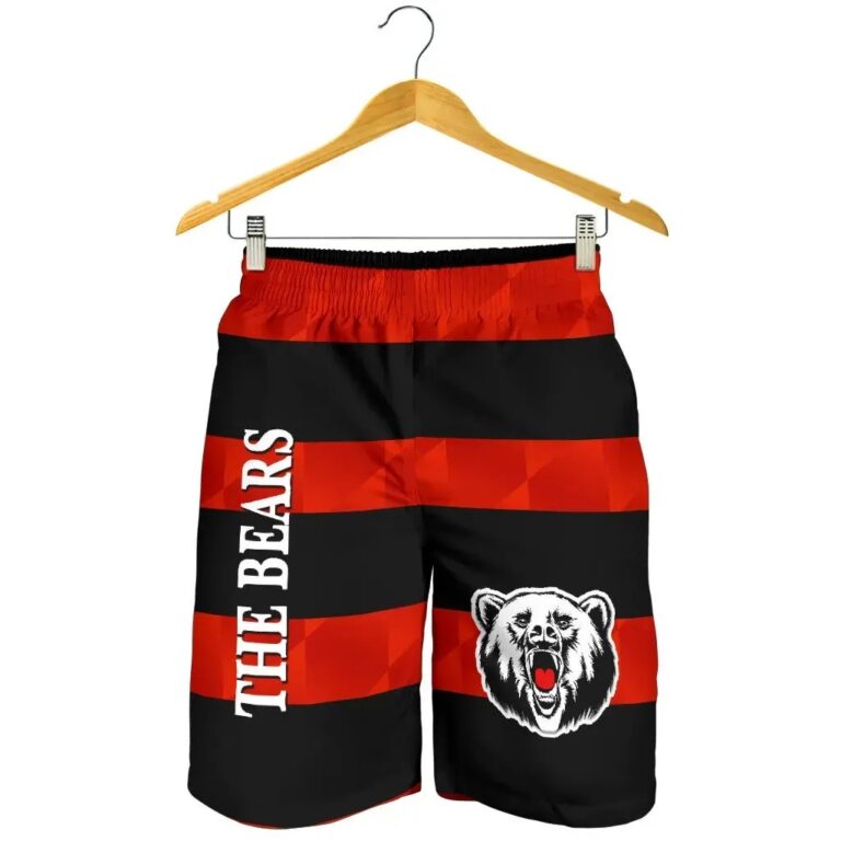 NRL North Sydney Men Shorts The Bears Simple Style K8
