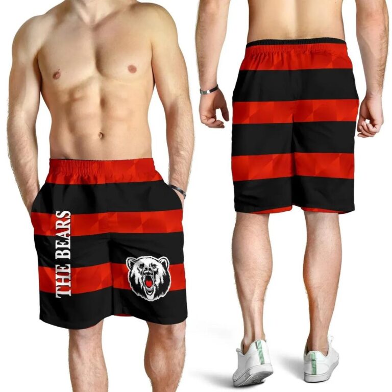 NRL North Sydney Men Shorts The Bears Simple Style K8
