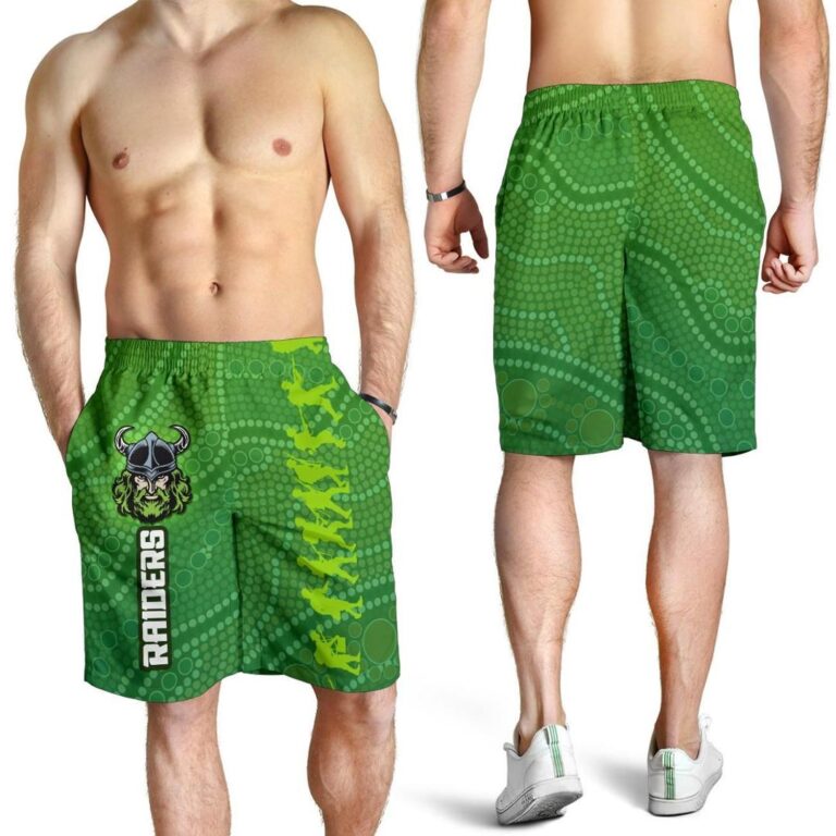 NRL Canberra Raiders Men Shorts Anzac Country Style K36