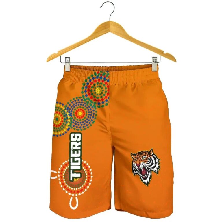 NRL Naidoc Wests Tigers Men Shorts Aboriginal K36