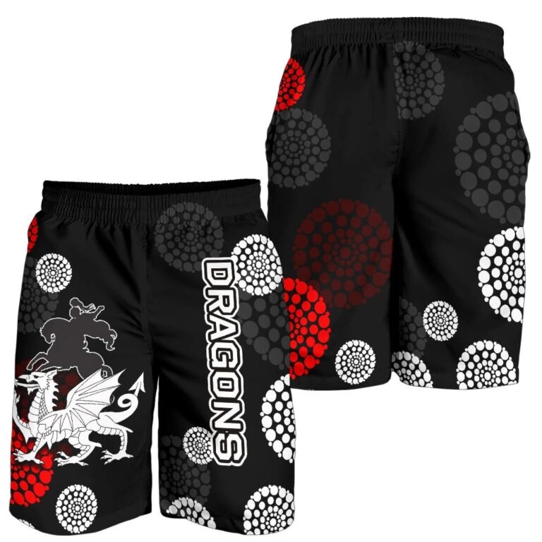 NRL ST.George All Over Print Men's Shorts Aboriginal TH4