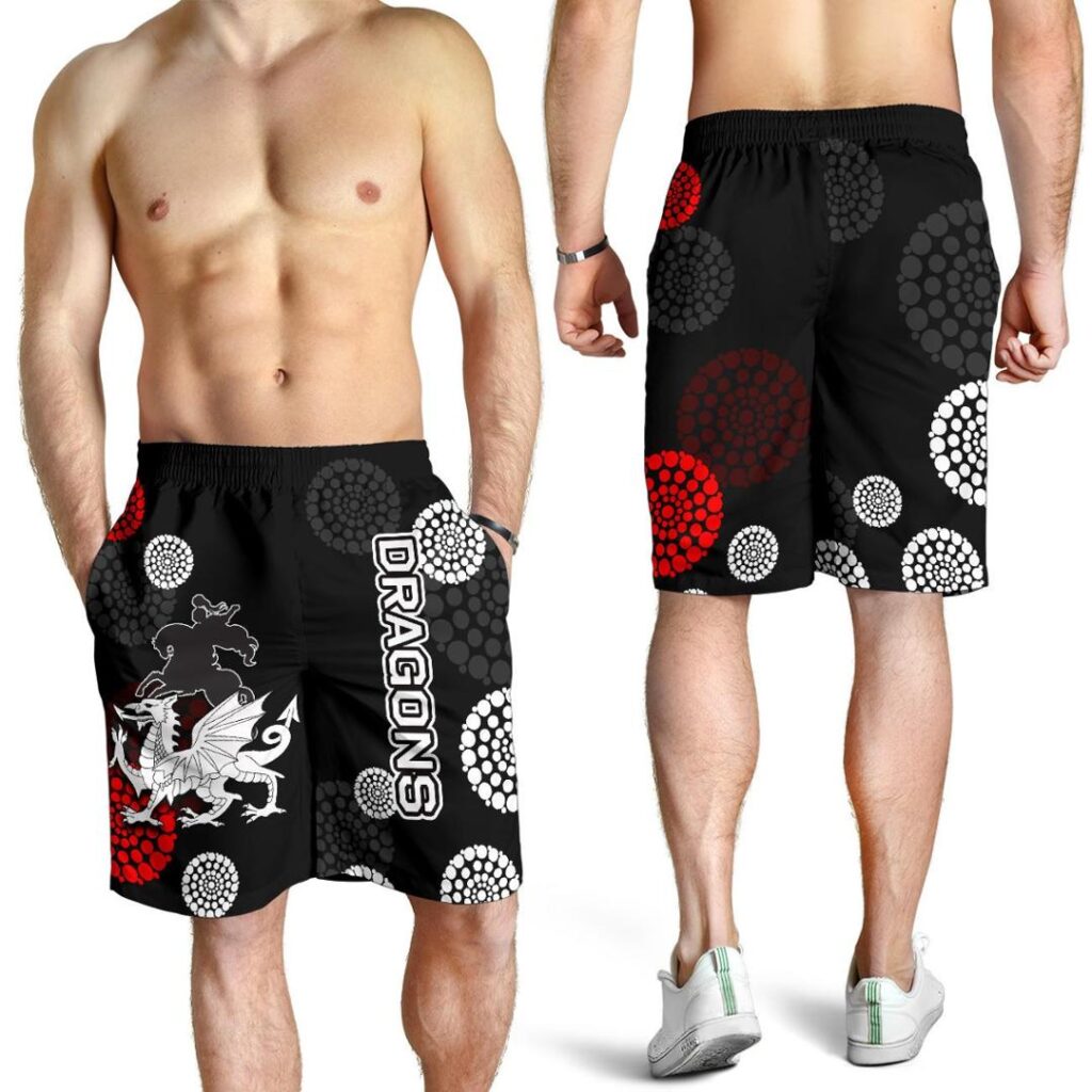 NRL ST.George All Over Print Men's Shorts Aboriginal TH4