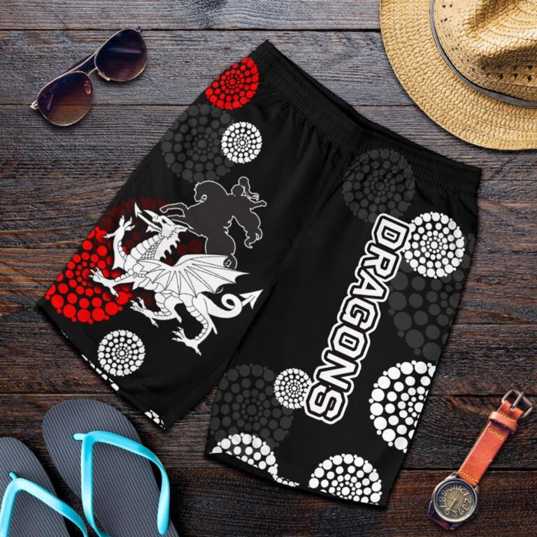 NRL ST.George All Over Print Men's Shorts Aboriginal TH4