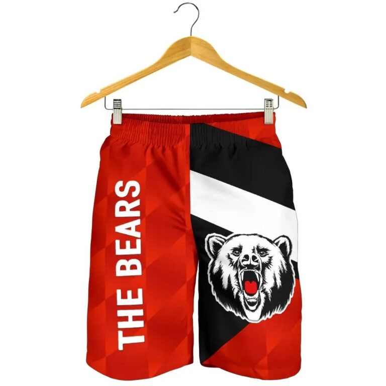 NRL North Sydney Men Shorts The Bears Sporty Style K8