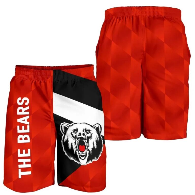 NRL North Sydney Men Shorts The Bears Sporty Style K8