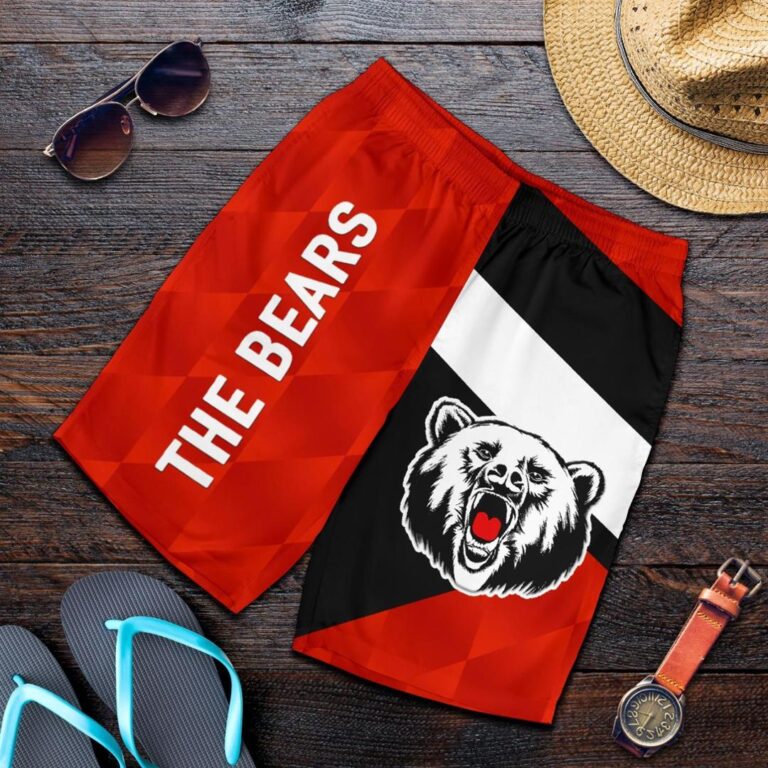 NRL North Sydney Men Shorts The Bears Sporty Style K8
