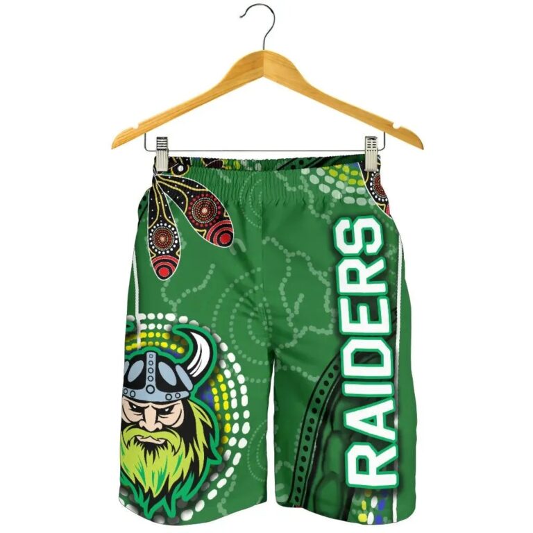 NRL Raiders All Over Print Men's Shorts Aboriginal TH4