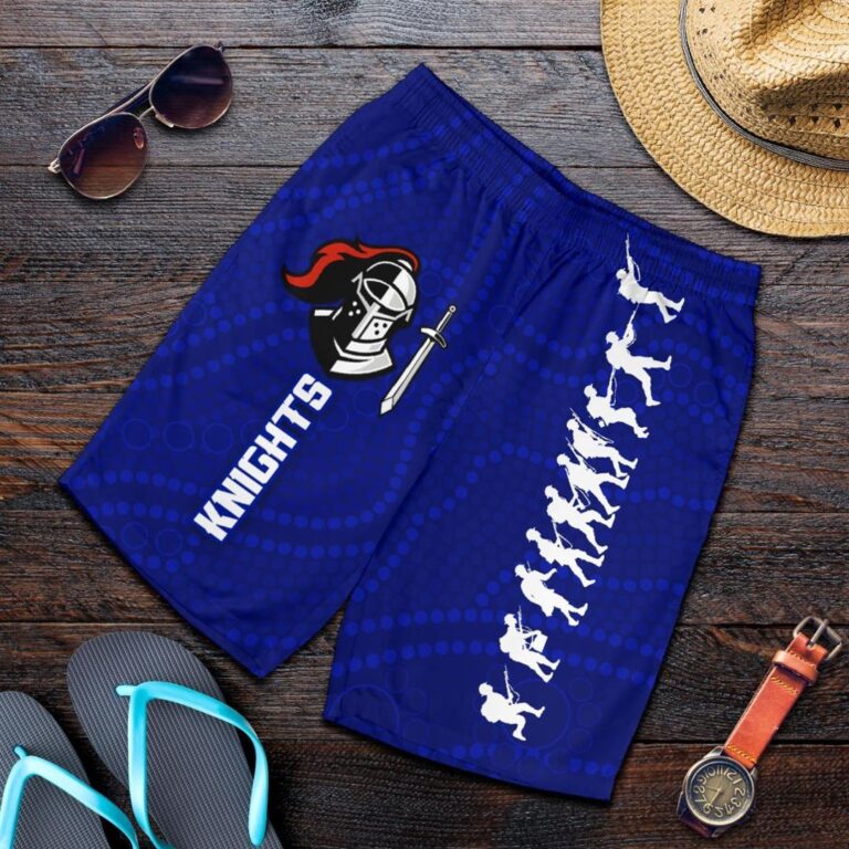NRL Newcastle Knights Men Shorts Anzac Country Style K36