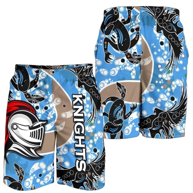 NRL Knights All Over Print Men's Shorts Aboriginal 2 TH4