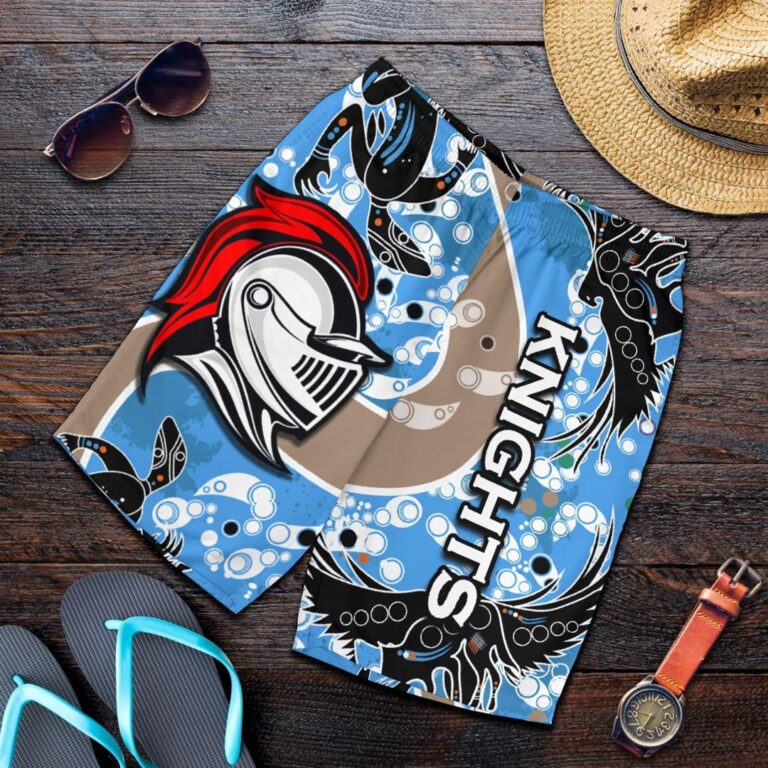 NRL Knights All Over Print Men's Shorts Aboriginal 2 TH4