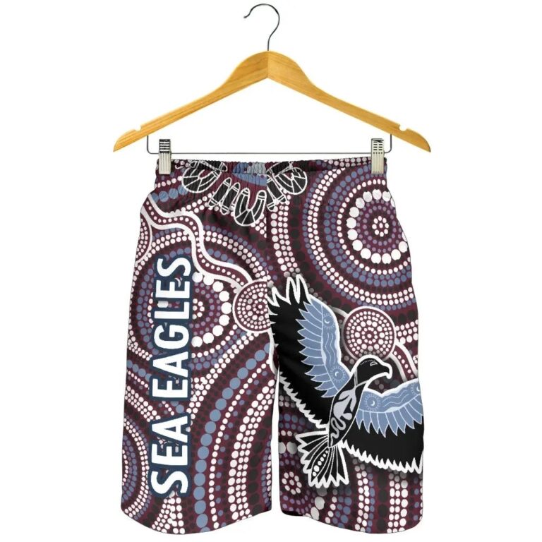NRL Warringah Men Shorts Sea Eagles Indigenous K8