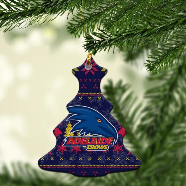 AFL Adelaide Crows Christmas Ornament - Christmas Ugly Style