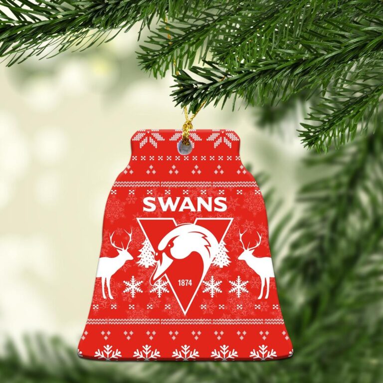 AFL Sydney Swans Christmas Ornament - Christmas Ugly Style