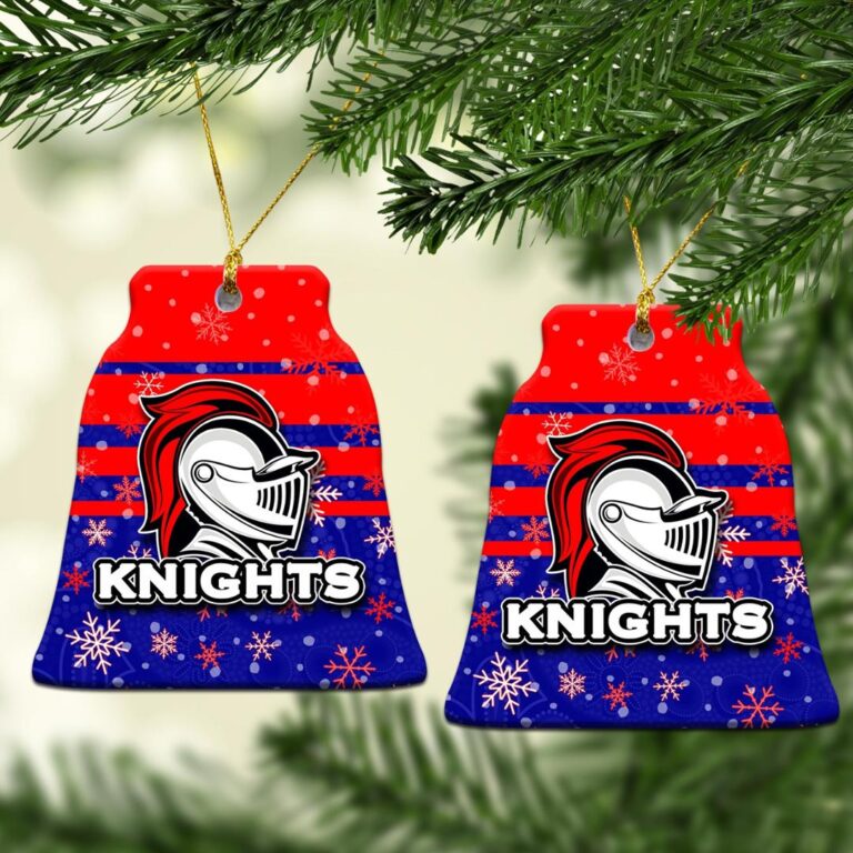 Newcastle Knights Christmas Ornament Snow
