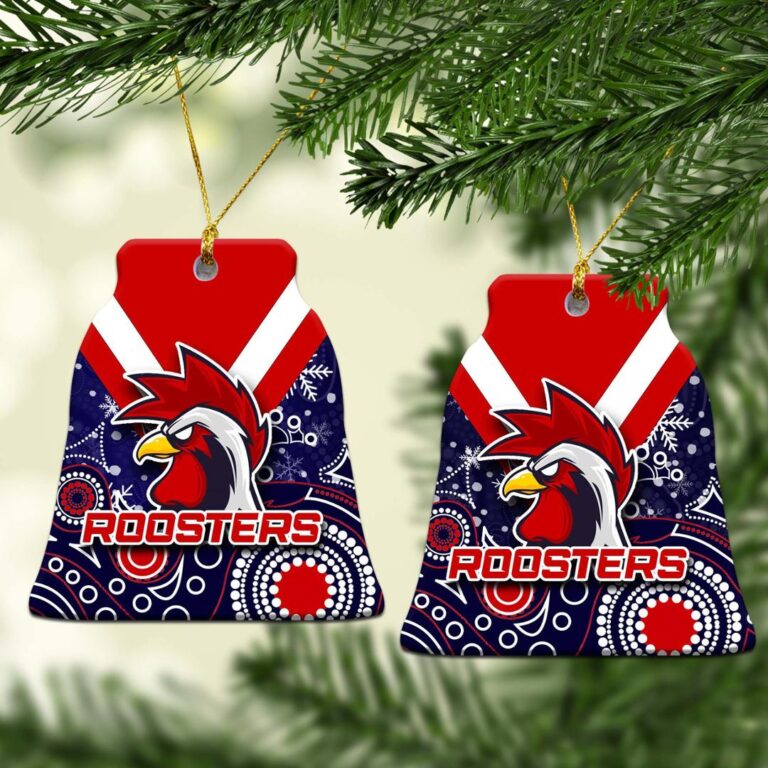 Sydney Roosters Christmas Ornament Snow