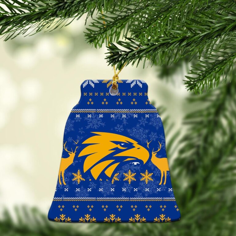 AFL West Coast Eagles Club Christmas Ornament - Christmas Ugly Style