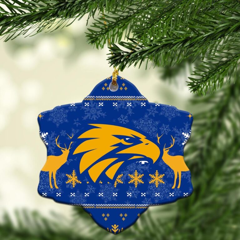 AFL West Coast Eagles Club Christmas Ornament - Christmas Ugly Style