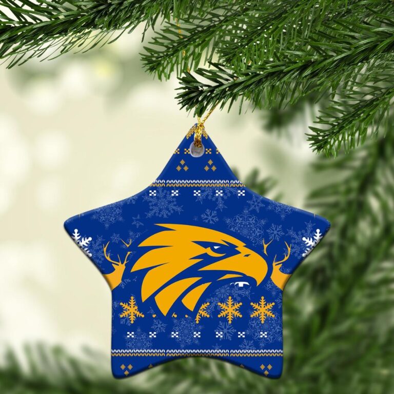 AFL West Coast Eagles Club Christmas Ornament - Christmas Ugly Style