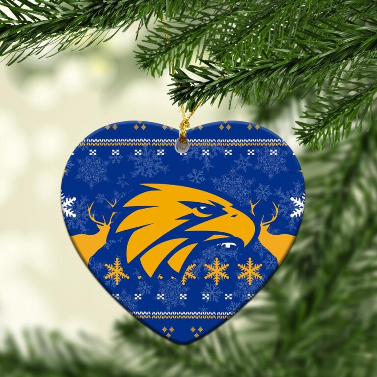 AFL West Coast Eagles Club Christmas Ornament - Christmas Ugly Style