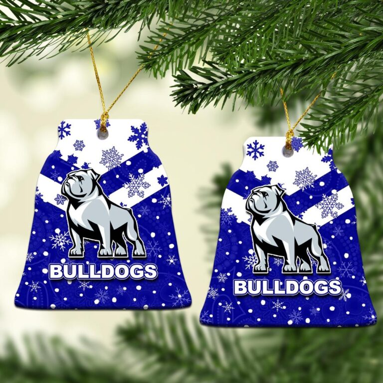 Canterbury - Bankstown Bulldogs Christmas Ornament Snow