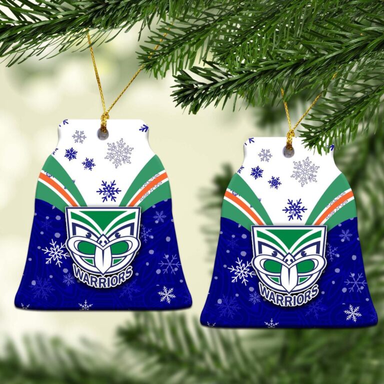 New Zealand Warriors Christmas Ornament Snow