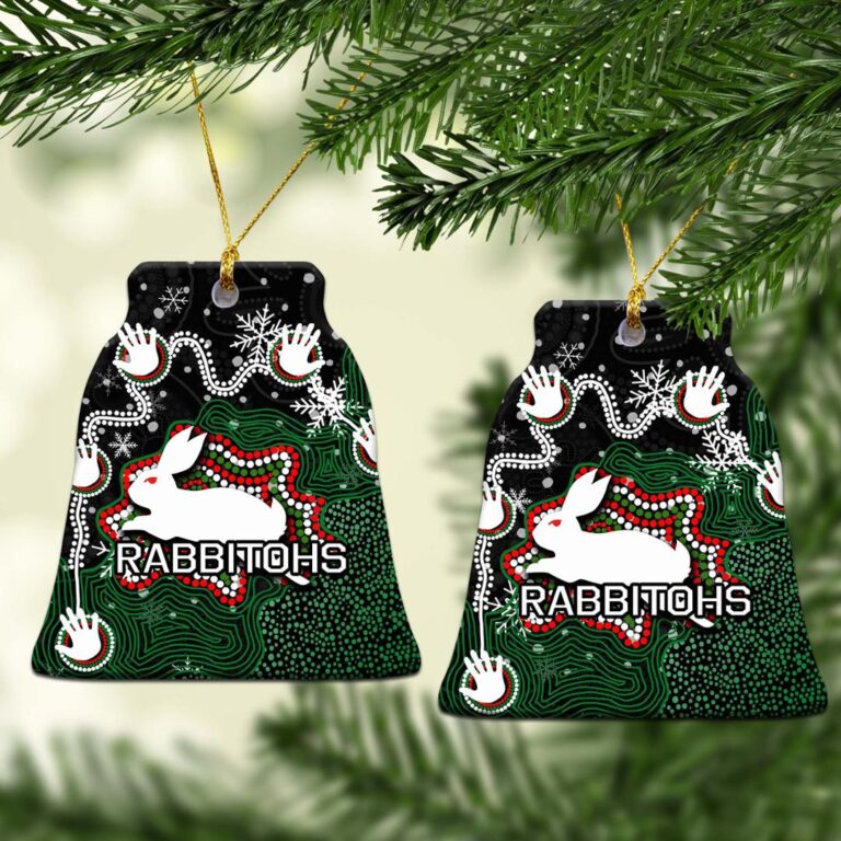South Sydney Rabbitohs Christmas Ornament Snow
