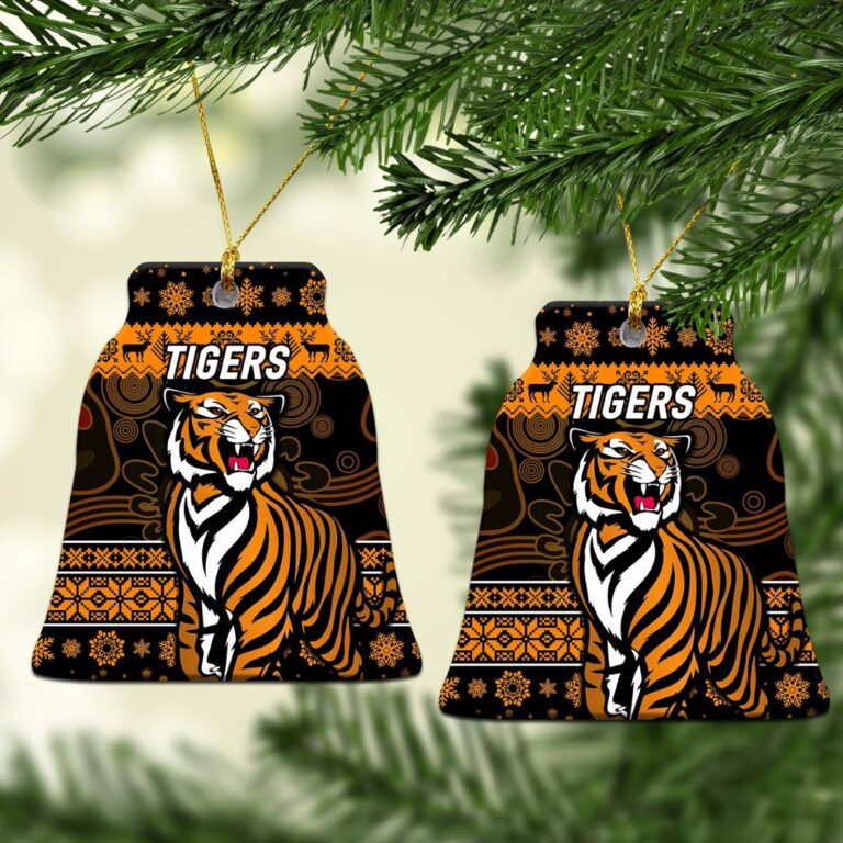 Wests Tigers Christmas Ornament Simple Style
