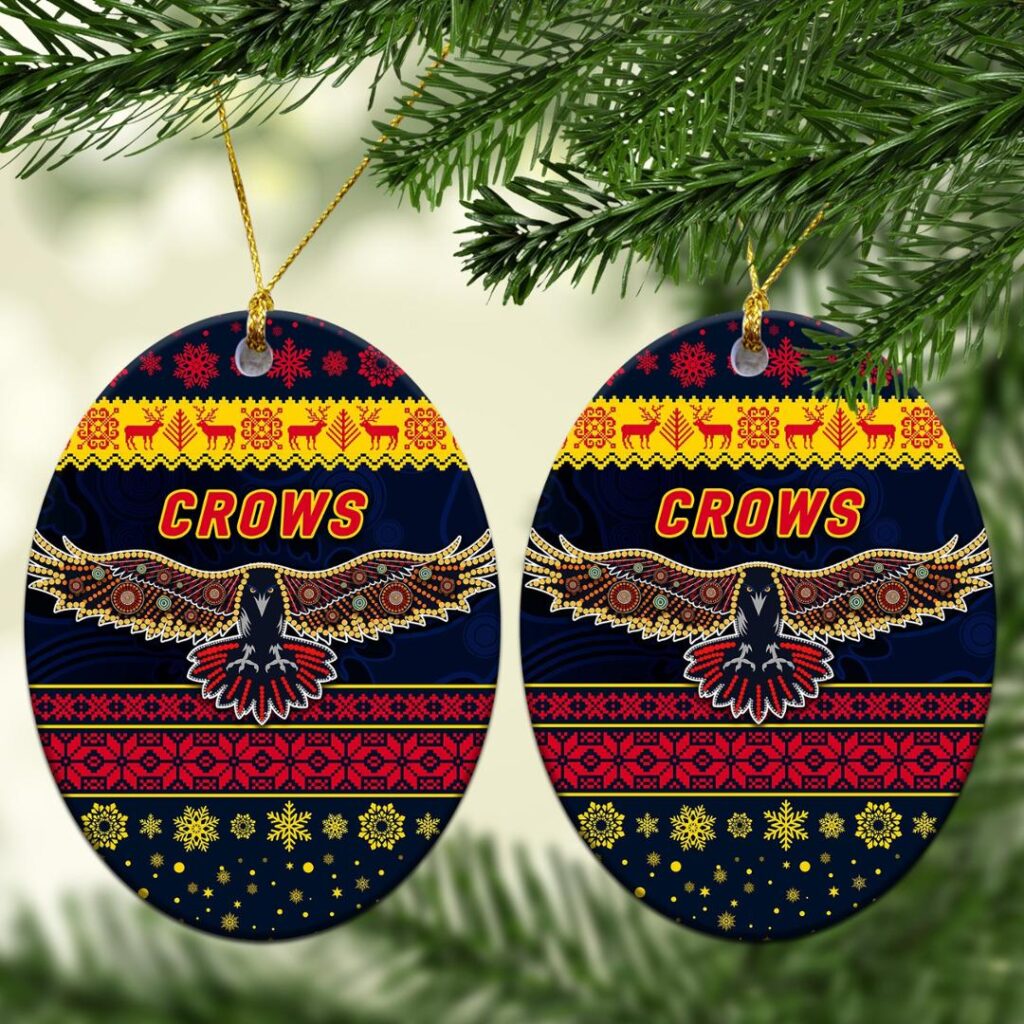 AFL Adelaide Crows Christmas Ornament Simple Style