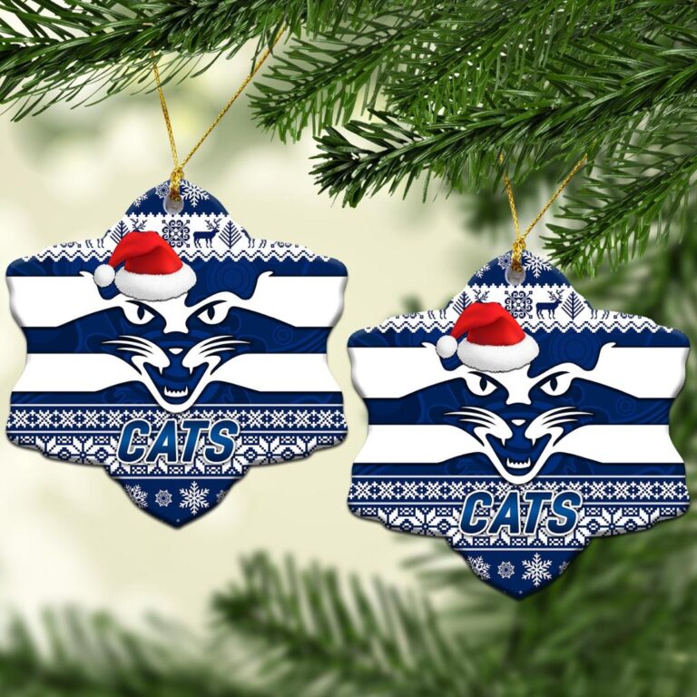 AFL Geelong Cats Christmas Ornament Simple Style