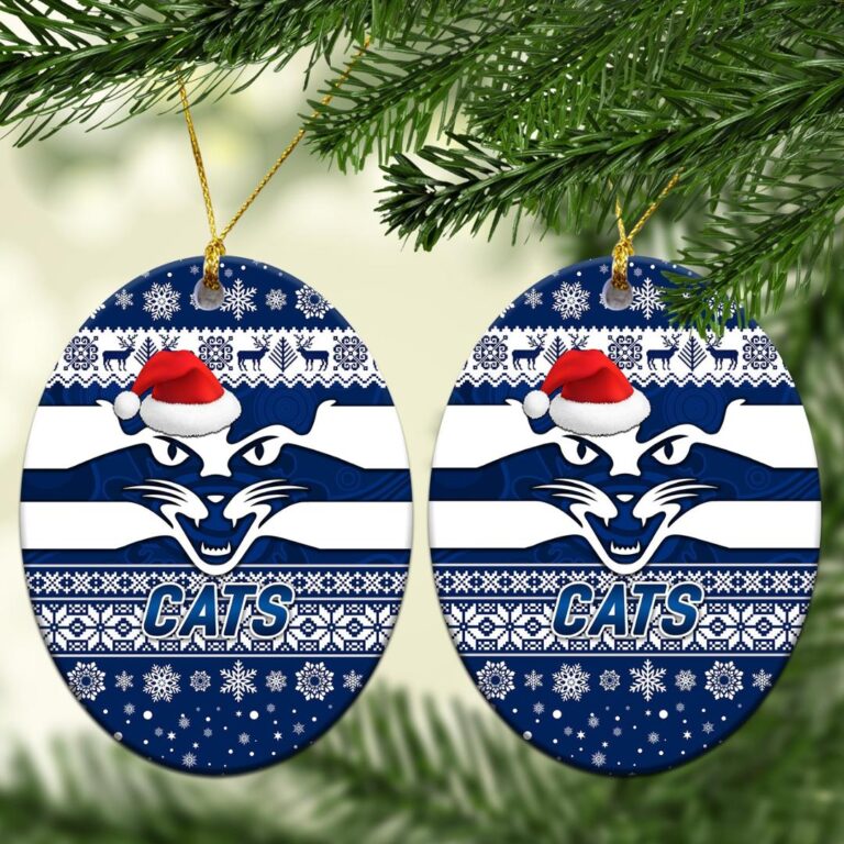 AFL Geelong Cats Christmas Ornament Simple Style