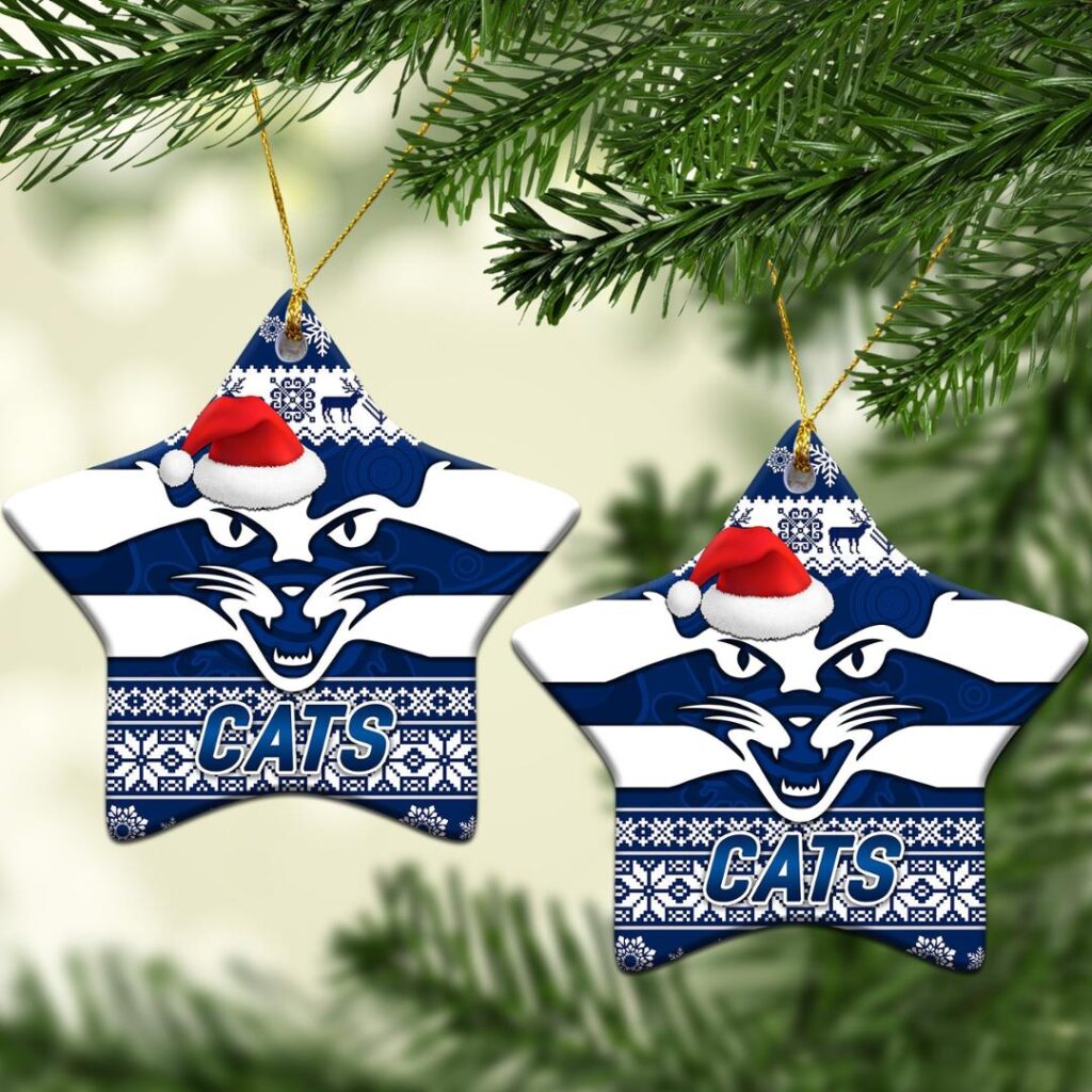 AFL Geelong Cats Christmas Ornament Simple Style