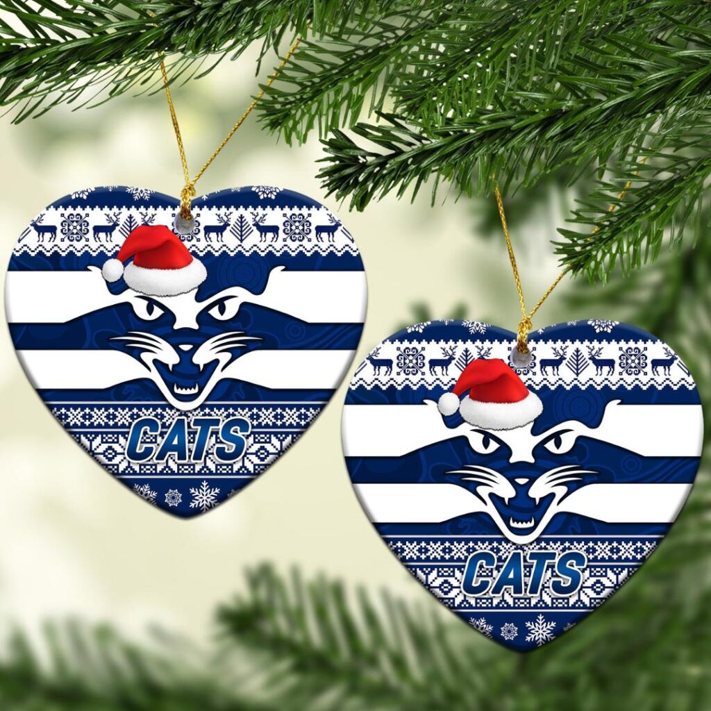 AFL Geelong Cats Christmas Ornament Simple Style