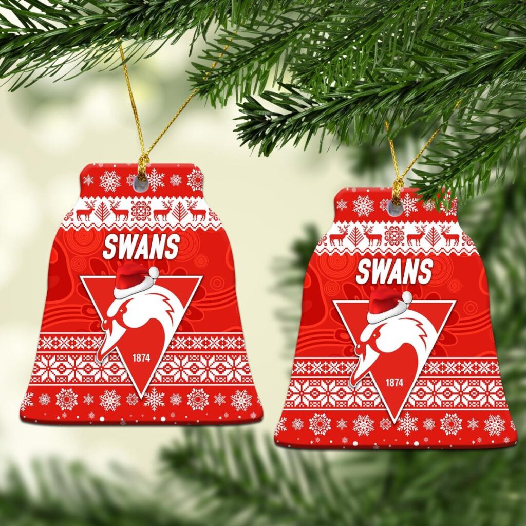 AFL Sydney Swans Christmas Ornament Simple Style