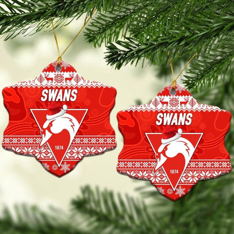 AFL Sydney Swans Christmas Ornament Simple Style
