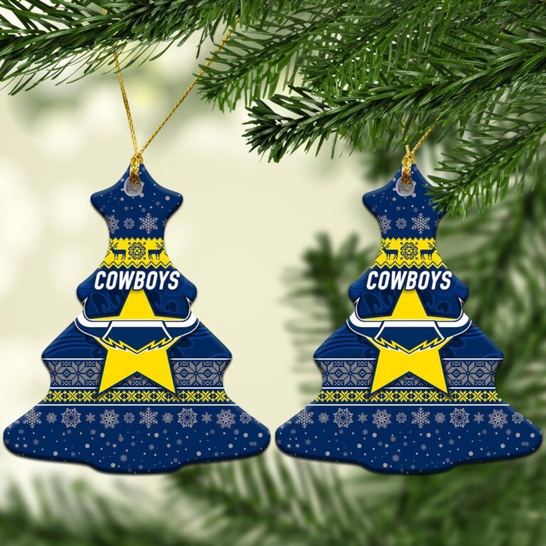 North Queensland Cowboys Christmas Ornament Simple Style