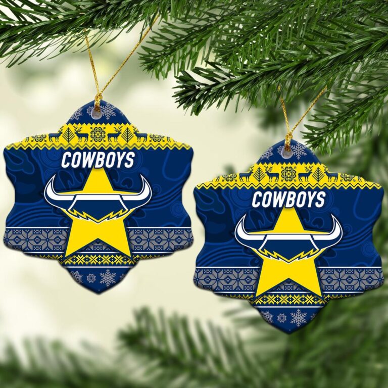 North Queensland Cowboys Christmas Ornament Simple Style