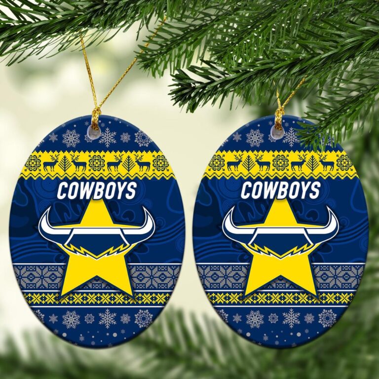 North Queensland Cowboys Christmas Ornament Simple Style
