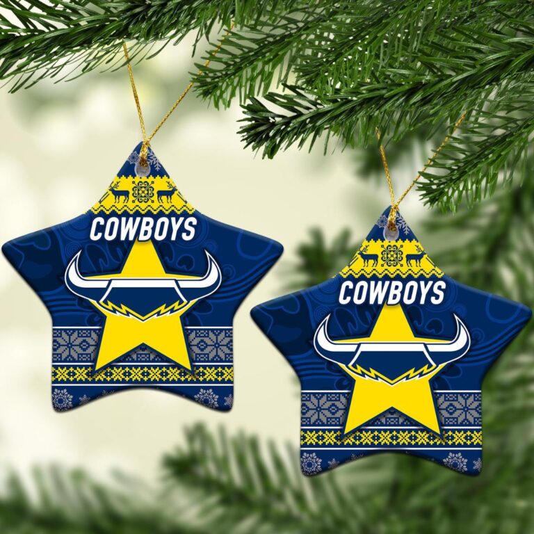 North Queensland Cowboys Christmas Ornament Simple Style