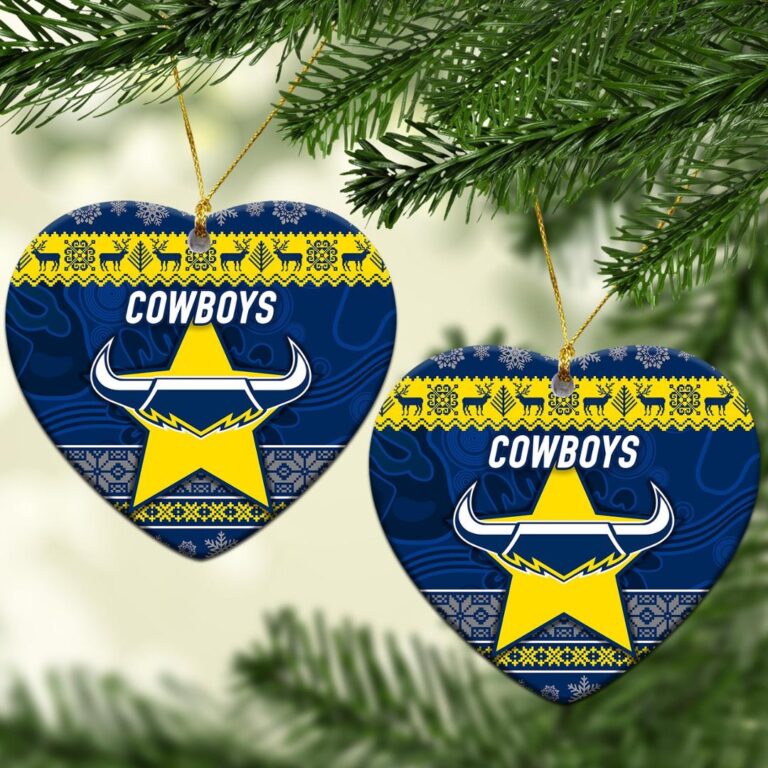 North Queensland Cowboys Christmas Ornament Simple Style