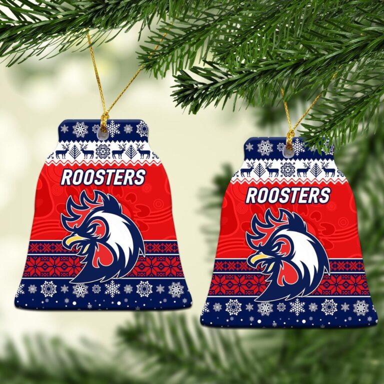 Sydney Roosters Christmas Ornament Simple Style - Blue