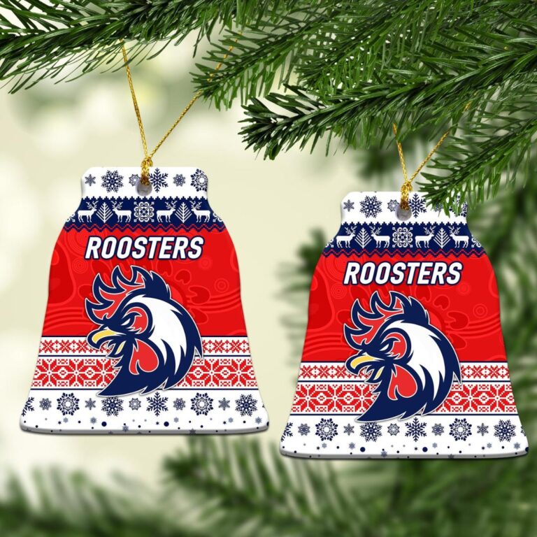 Sydney Roosters Christmas Ornament Simple Style - White