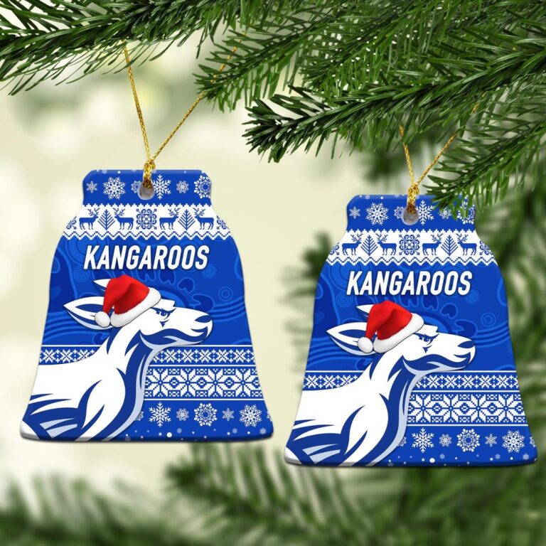 AFL North Melbourne Kangaroos Christmas Ornament Simple Style