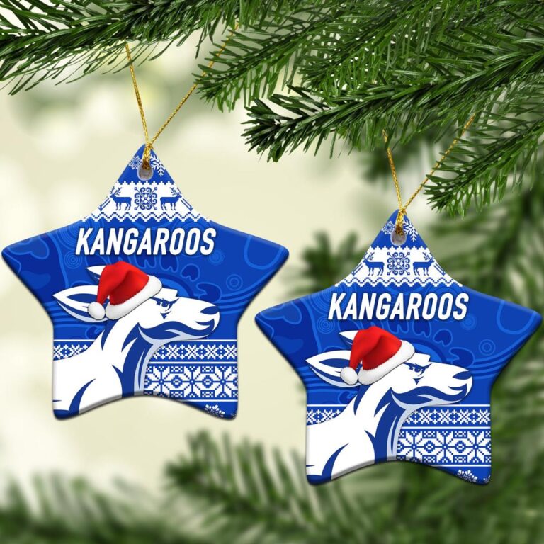 AFL North Melbourne Kangaroos Christmas Ornament Simple Style